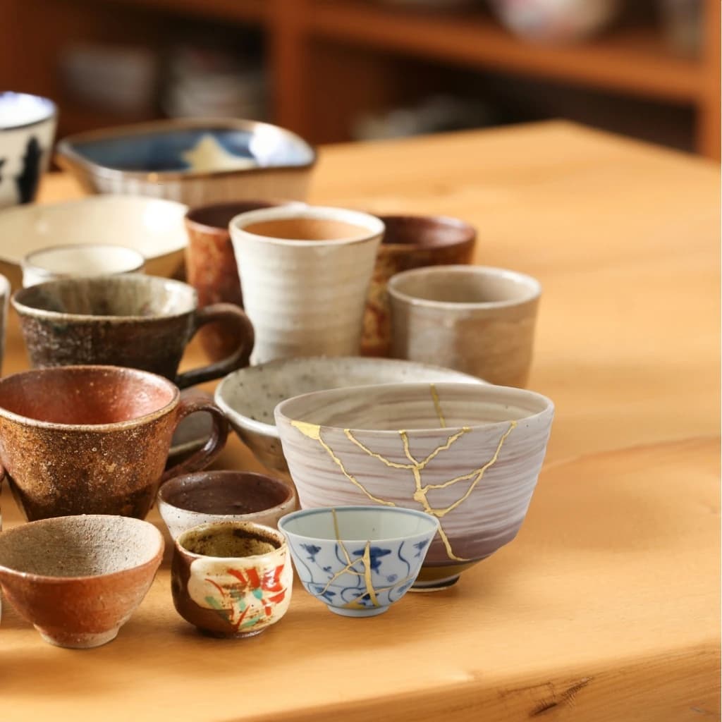 Japanese tableware collection - plates, bowls, and dining accessories